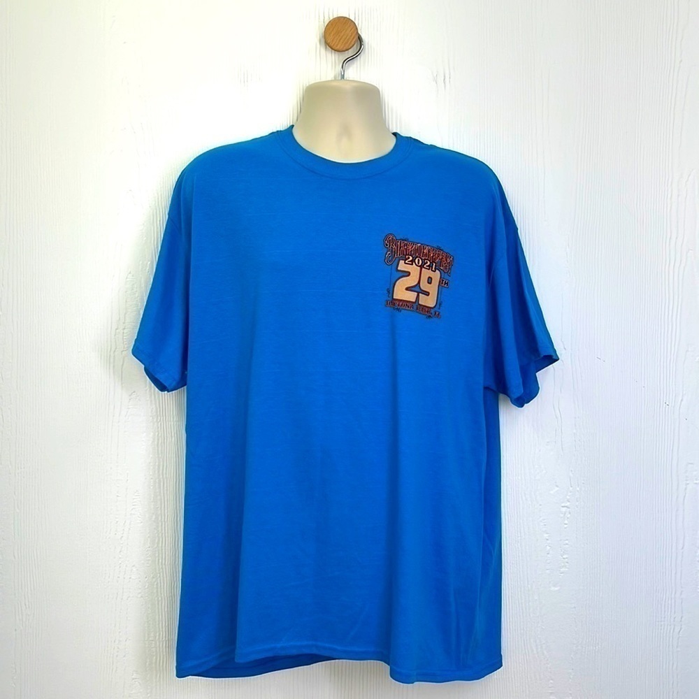 Gildan - Biketoberfest 2021 Daytona Beach Florida 29th Event Blue T Shirt XL